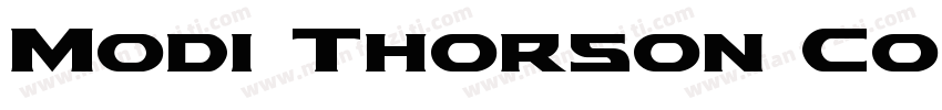 Modi Thorson Condens字体转换